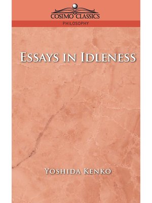 cover image of Essays in Idleness
